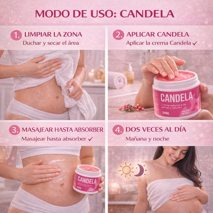 CANDELA 🔥 Tu piel también merece cuidado.